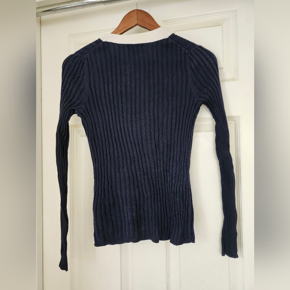 Navy ⚓ Nautical Cardigan ⛵️🛥 - Picture 2 of 2